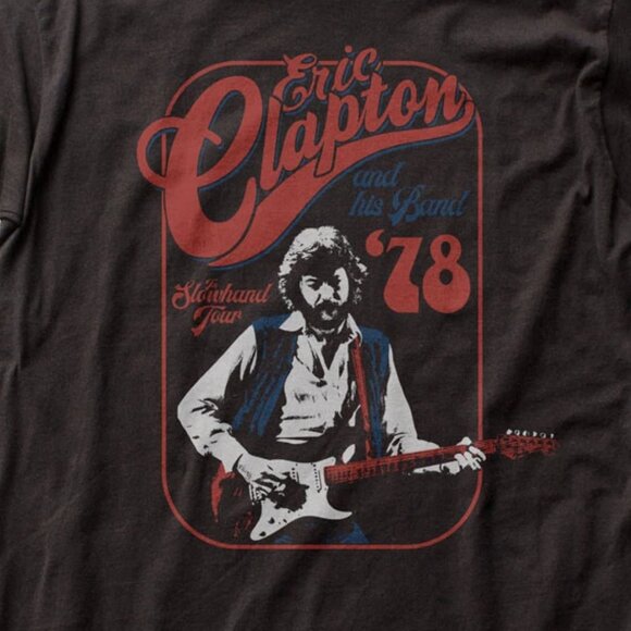 Eric Clapton Slowhand Tour T Unisex T Shirt Rock and Roll Music Band Tee 99 - Picture 2 of 5